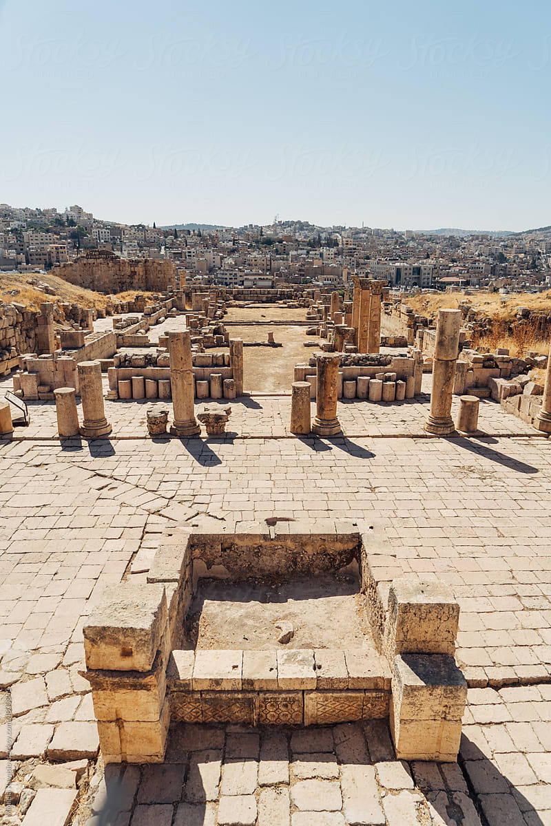 Ruins of the ancient city of Jerash