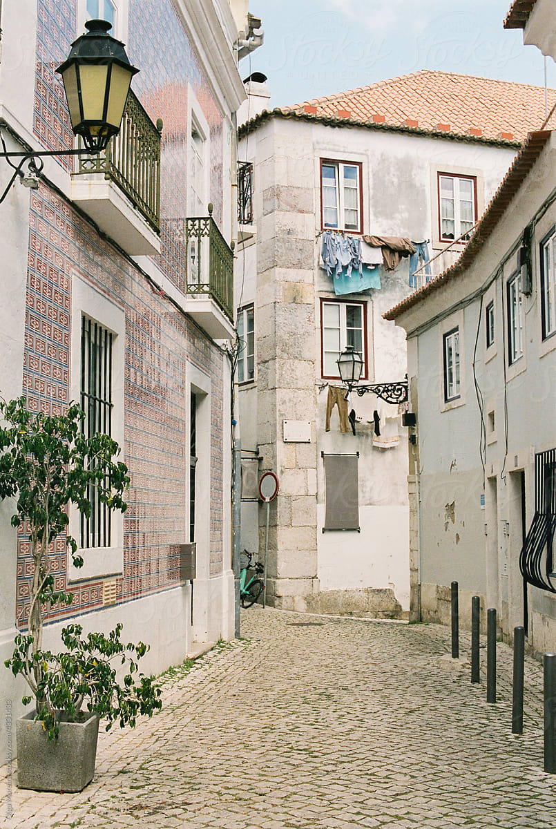 Street of old Lisbon