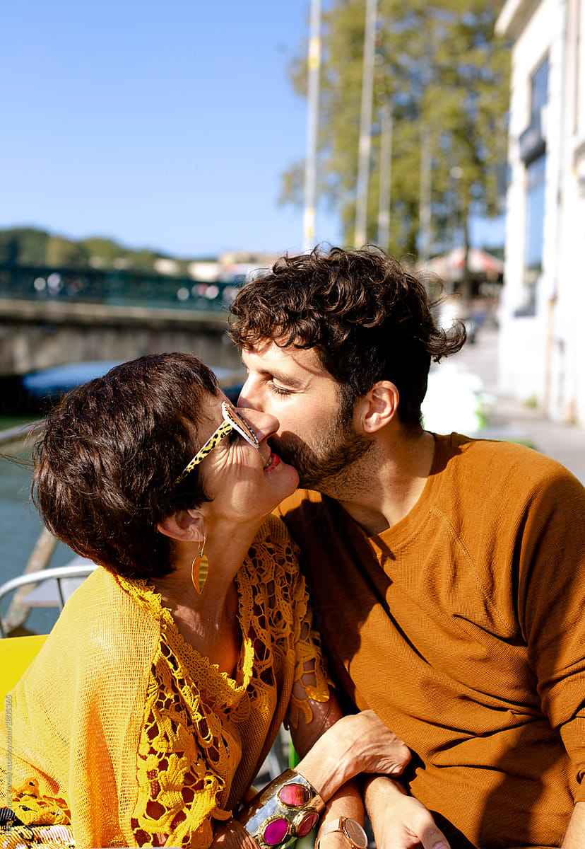 Son Kissing His Mother Del Colaborador De Stocksy Thais Ramos Varela 