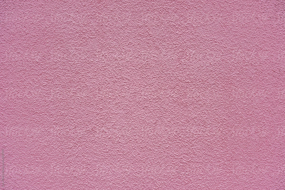 Pink plaster wall