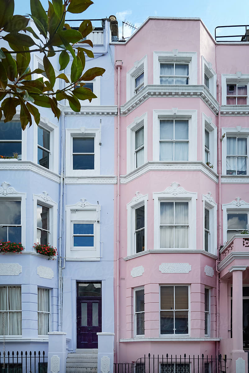 Pink and Blue Pastel Apartments