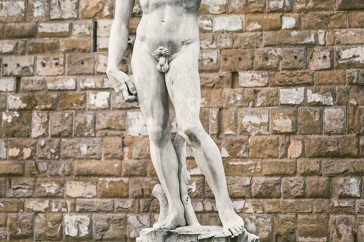 Michelangelo\'s David Statue in Florence, Italian Art Symbol
