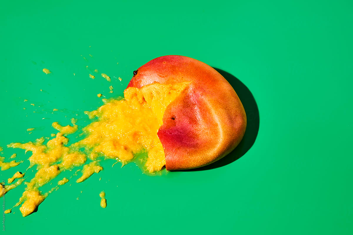 smashed mango