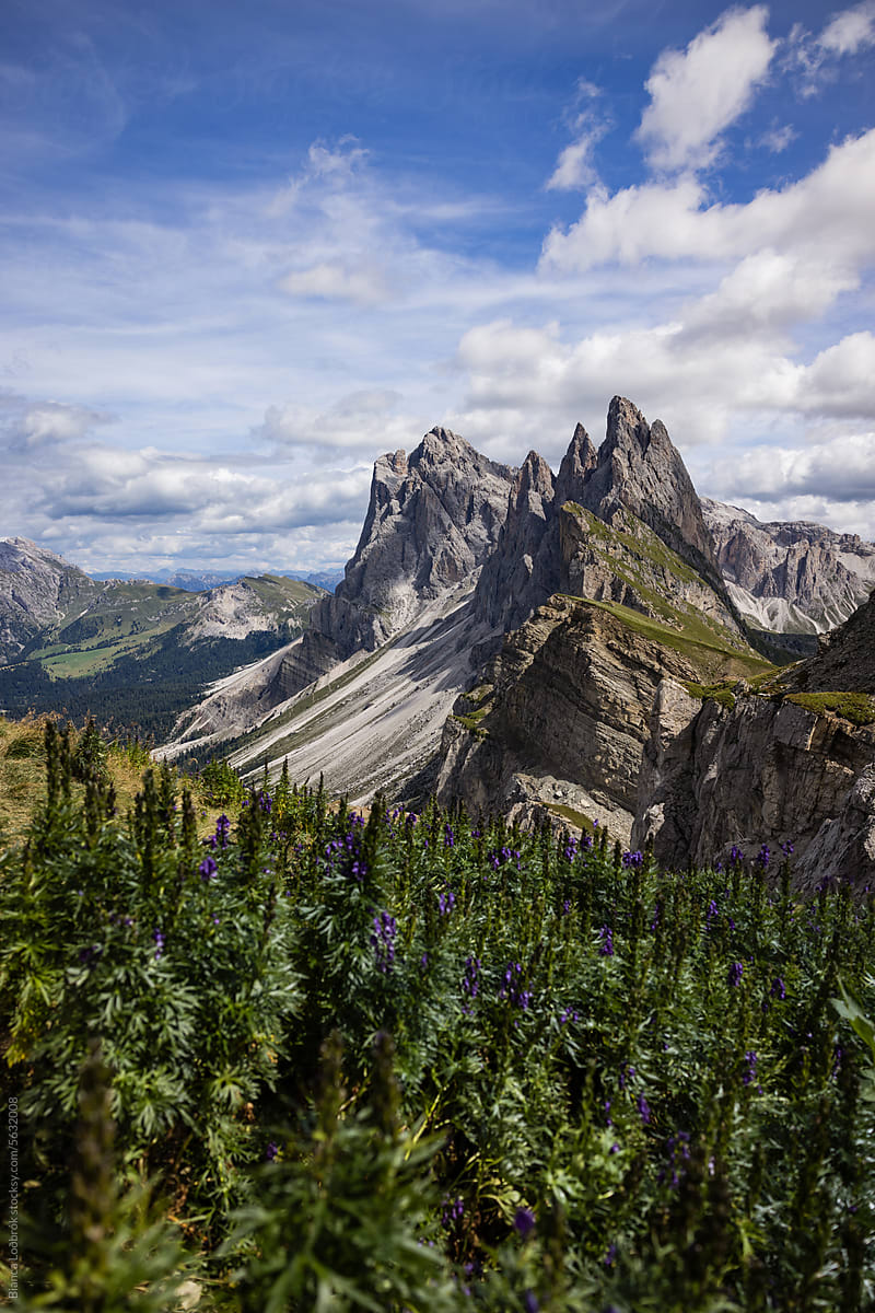 Iconic mountain views of the Italian Dolomiti