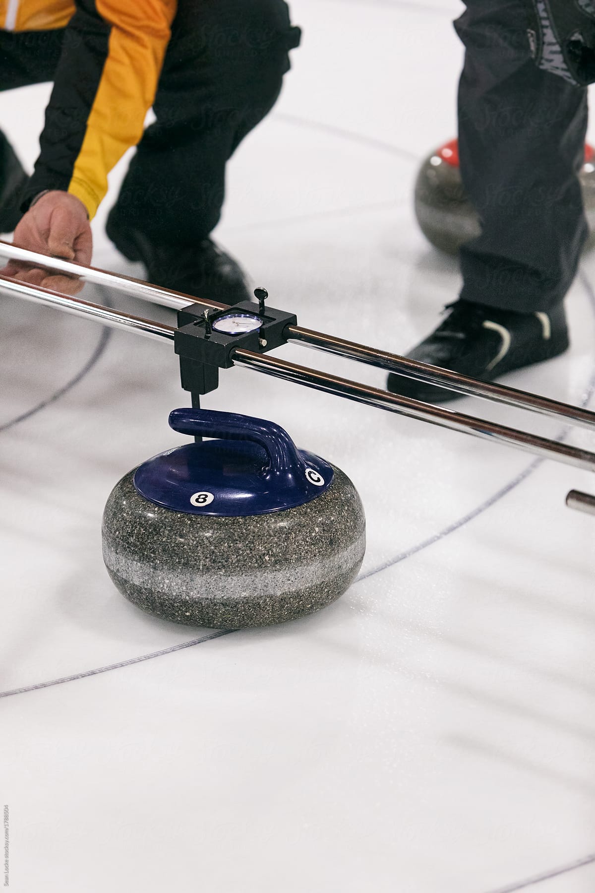 Curling: Players Using Device To Measure Closer Stone