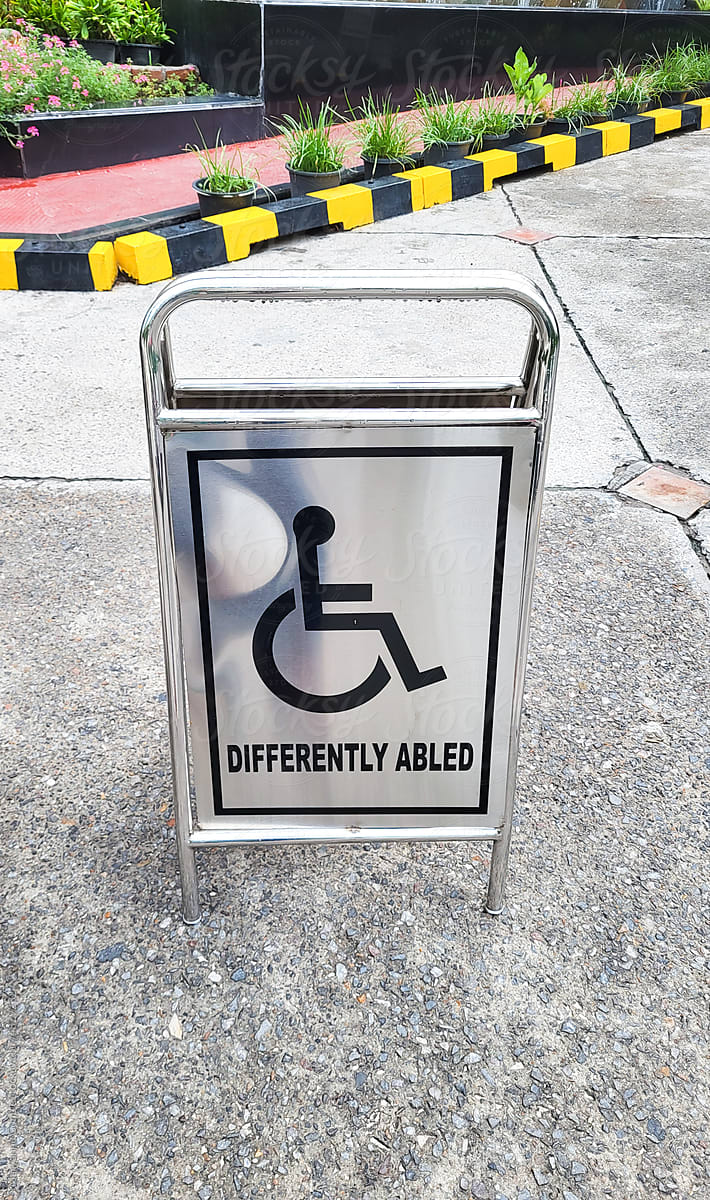 Differently Abled Sign