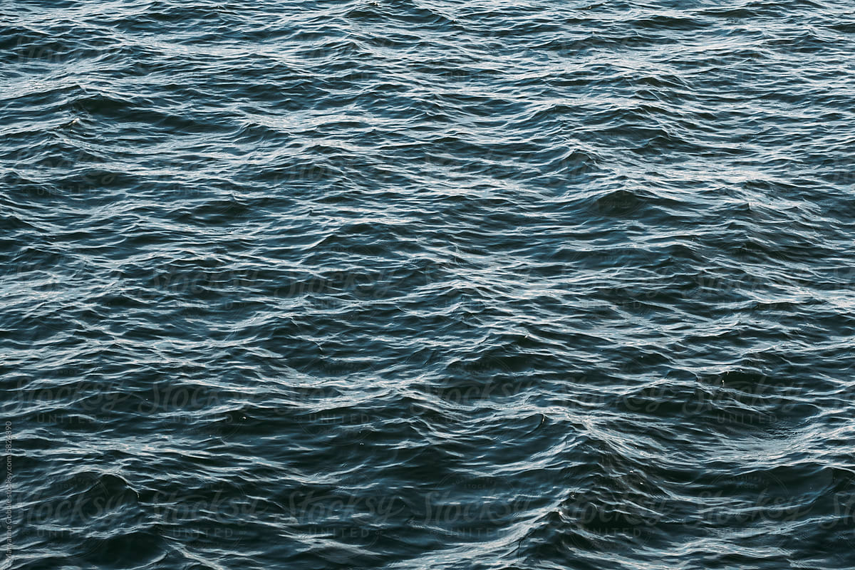 Blue Ocean Water Surface Texture