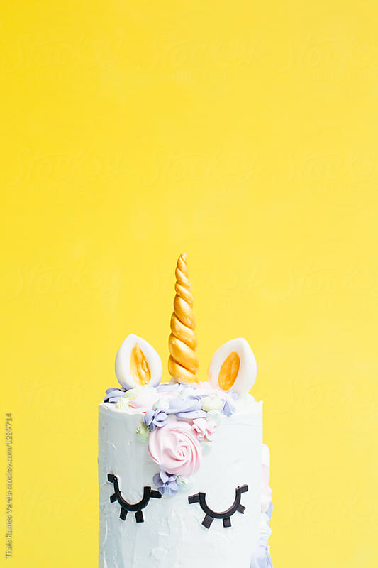unicorn pastel cake