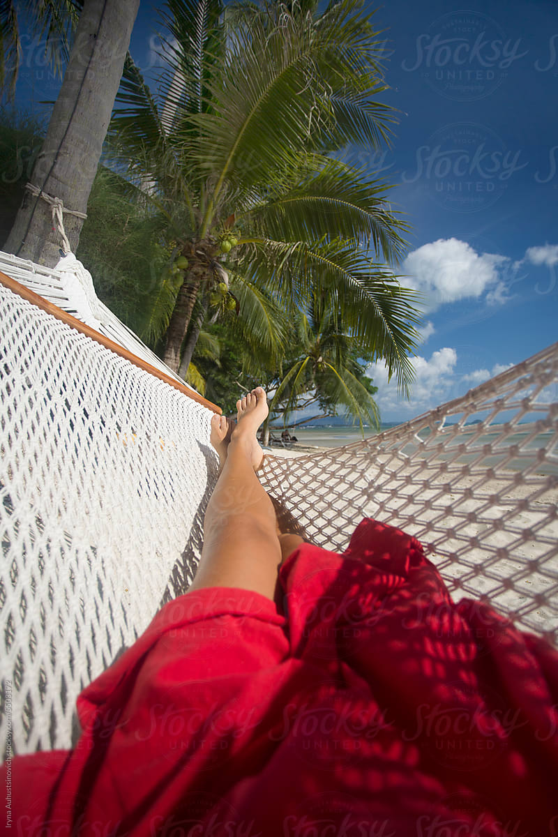 RELAXING ON THE HAMMOCK