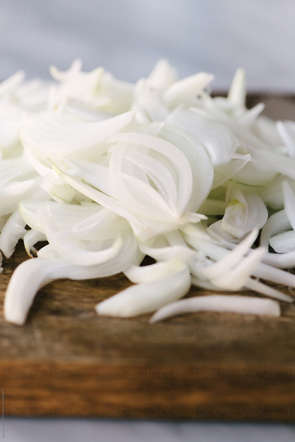 Sliced White Onion