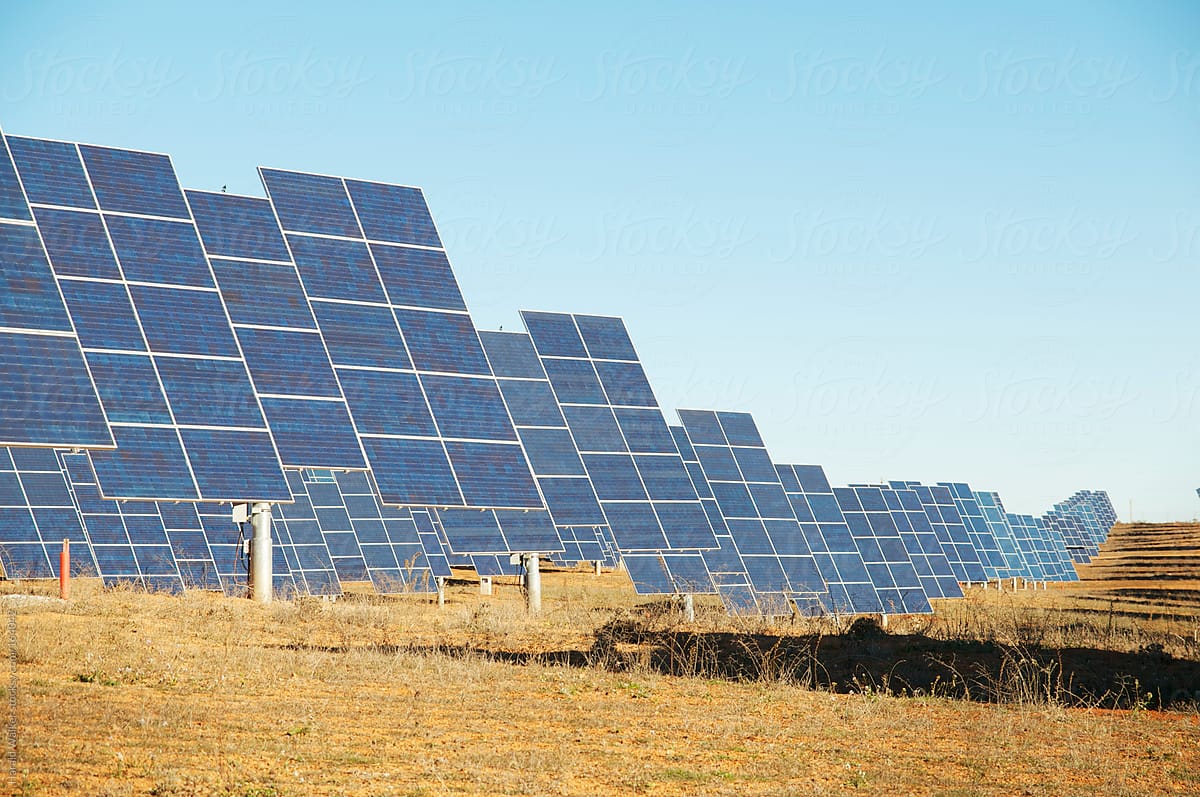 Solar park in Spain