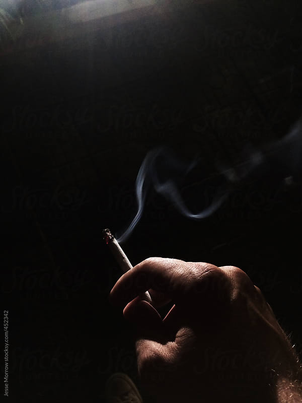 arms crossed holding a cigarette side pov View Photo Of Pretty Elegant Female Model And Making Smoking Posture Isolated On Blue Wall Background. Stock Photo, Picture and Royalty Free Image. Image 96238973 Side View Of A Woman