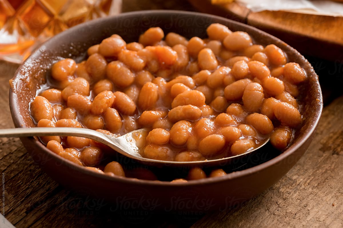 Baked Beans in Bowl