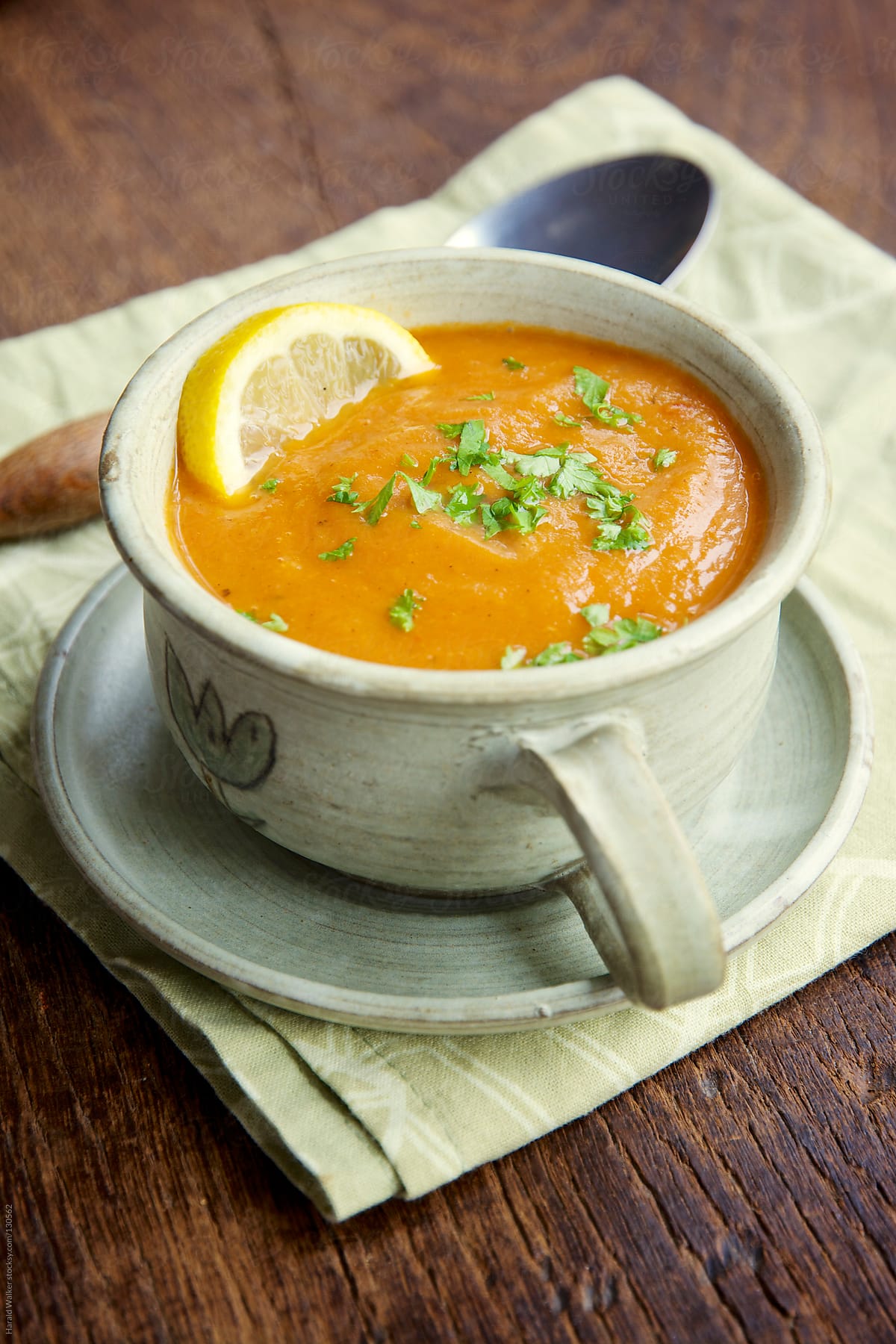 Spicy Parsnip and Tomato Soup