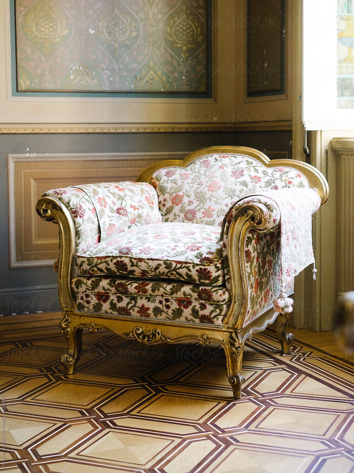 Ornamental beautiful armchair