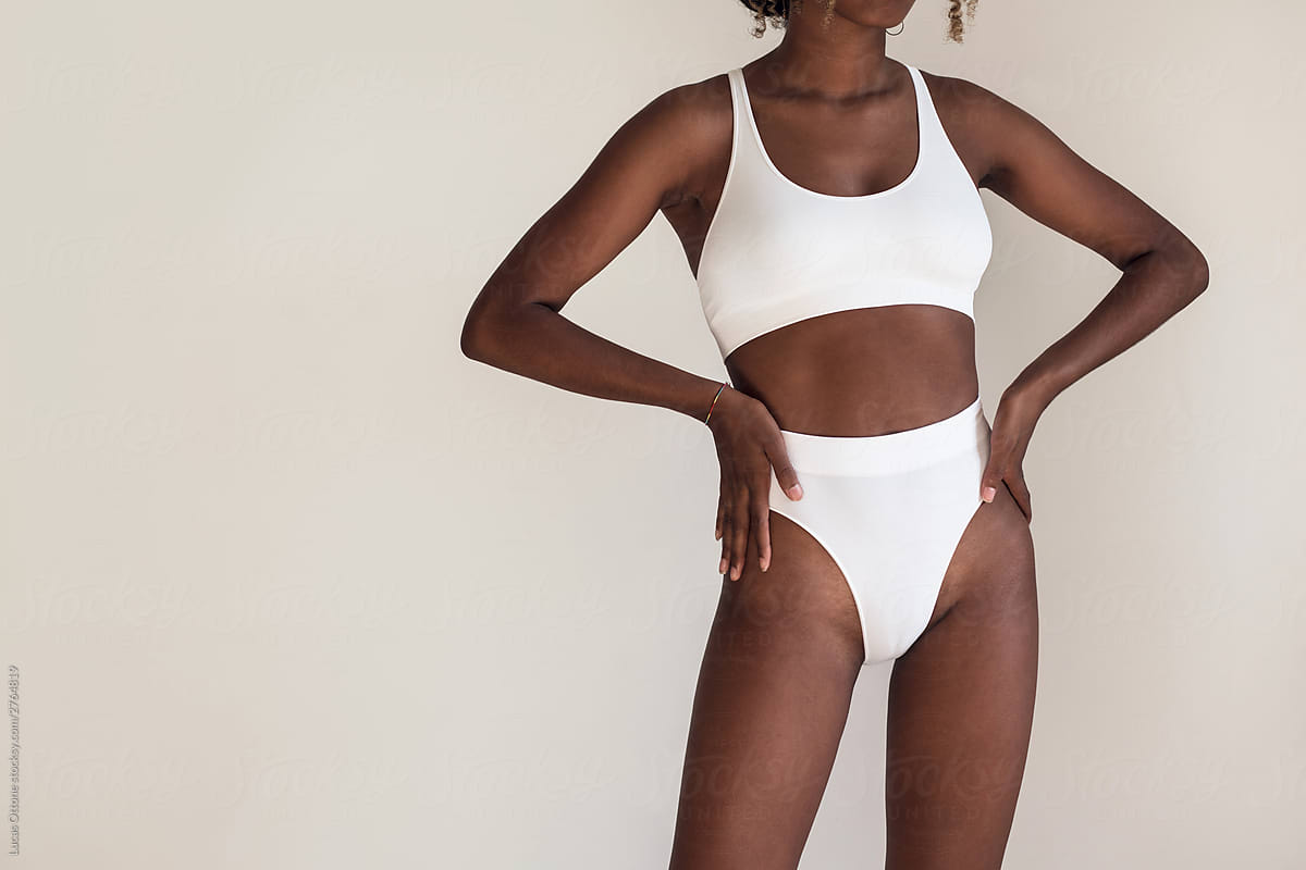 Black women in lingerie pictures Black Woman In White Underwear By Lucas Ottone Black Woman Lingerie