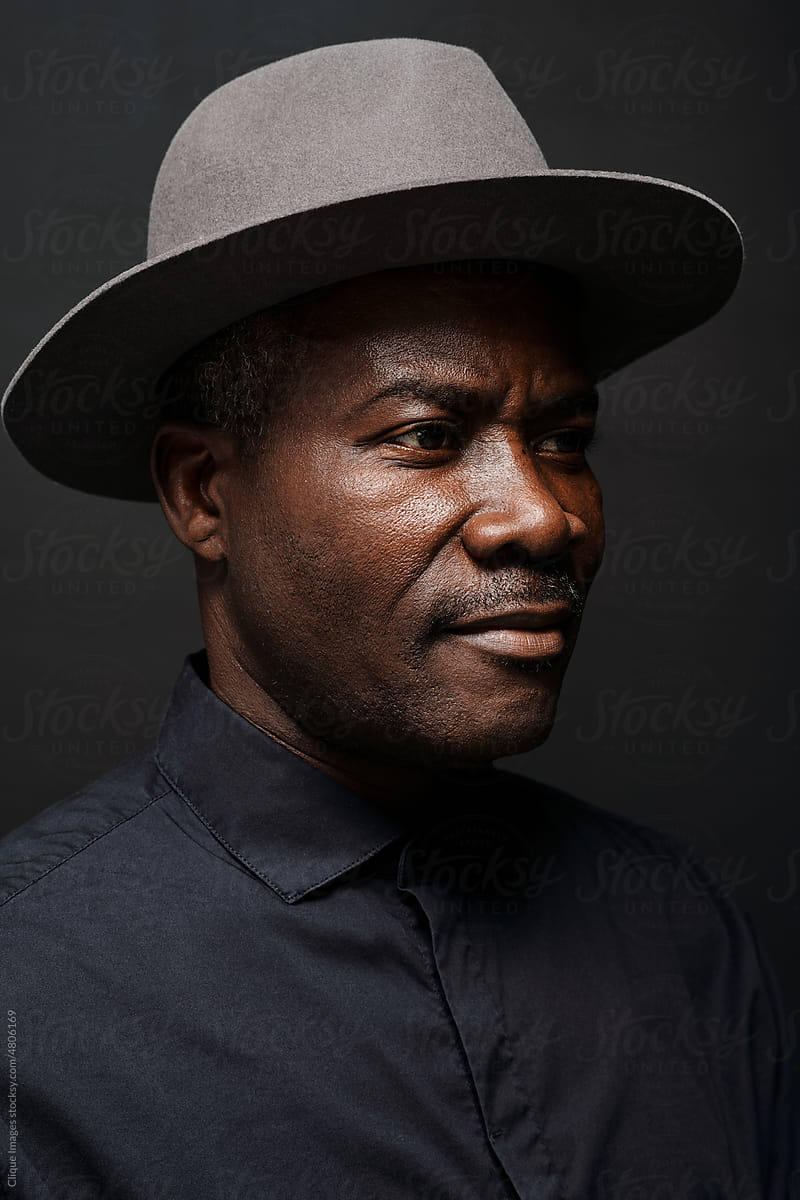 Senior African American Man In Hat
