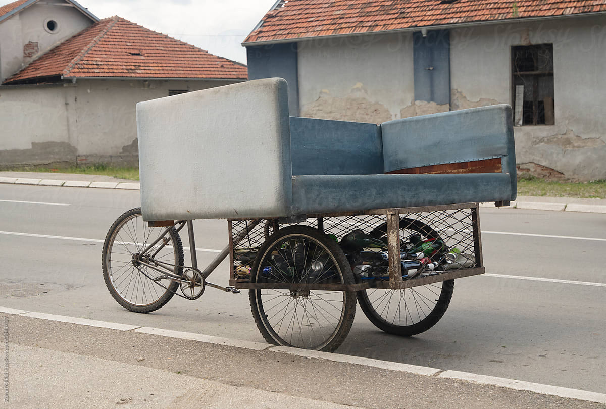 Moving Delivery Bicycle