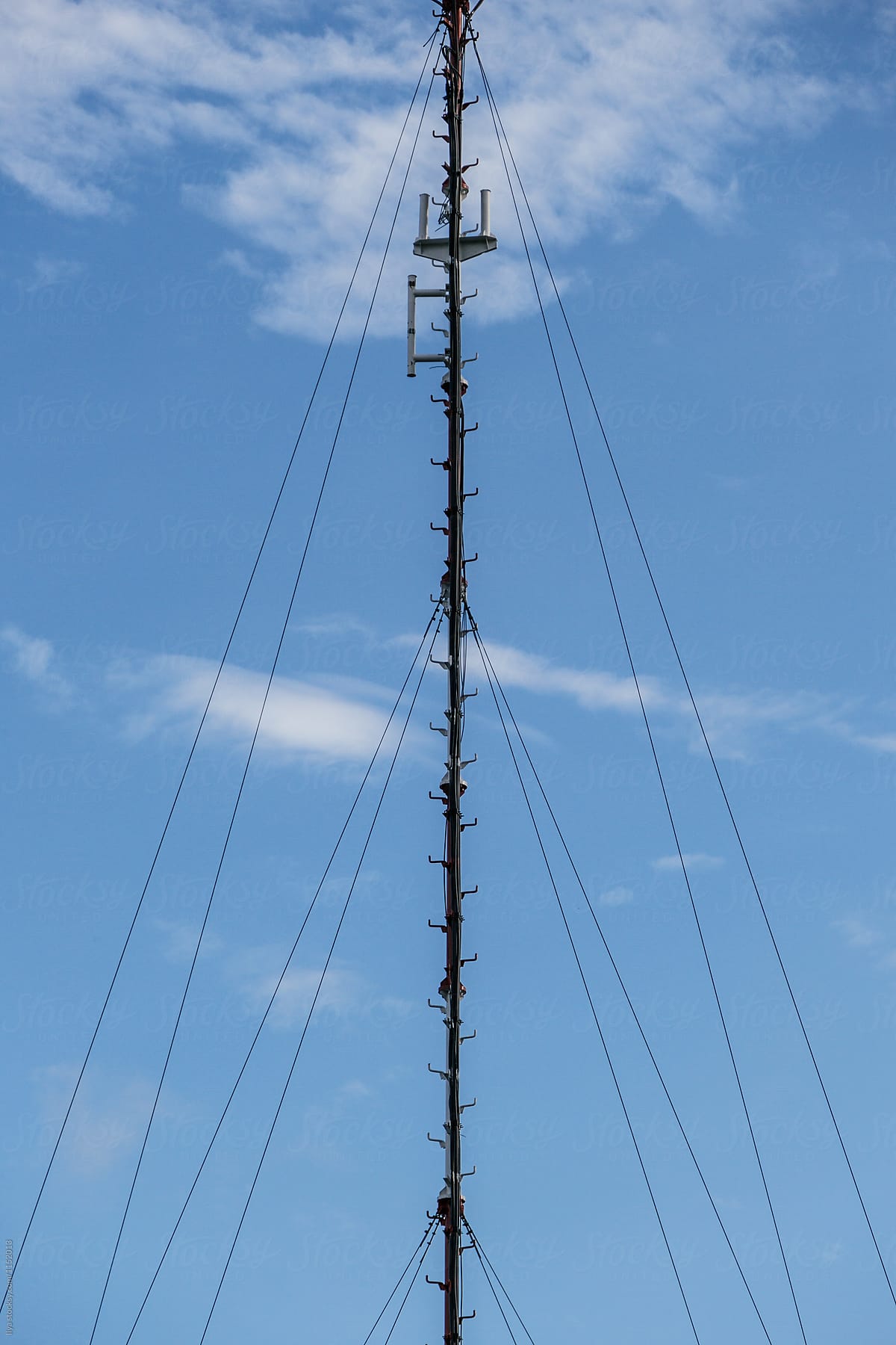 Wireless communication mobile cell network tower