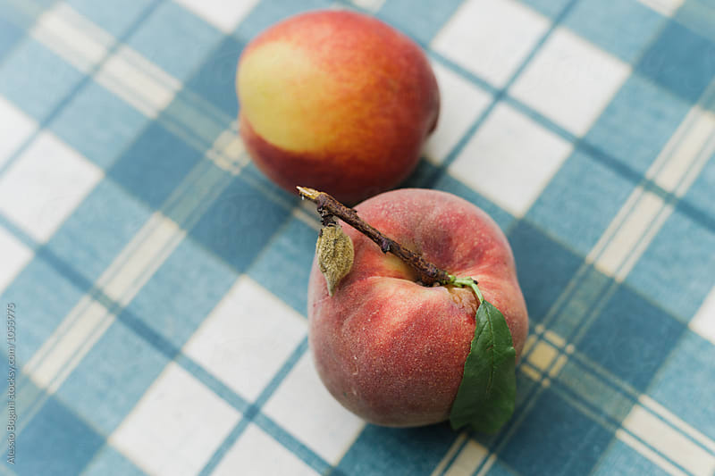 Two peaches