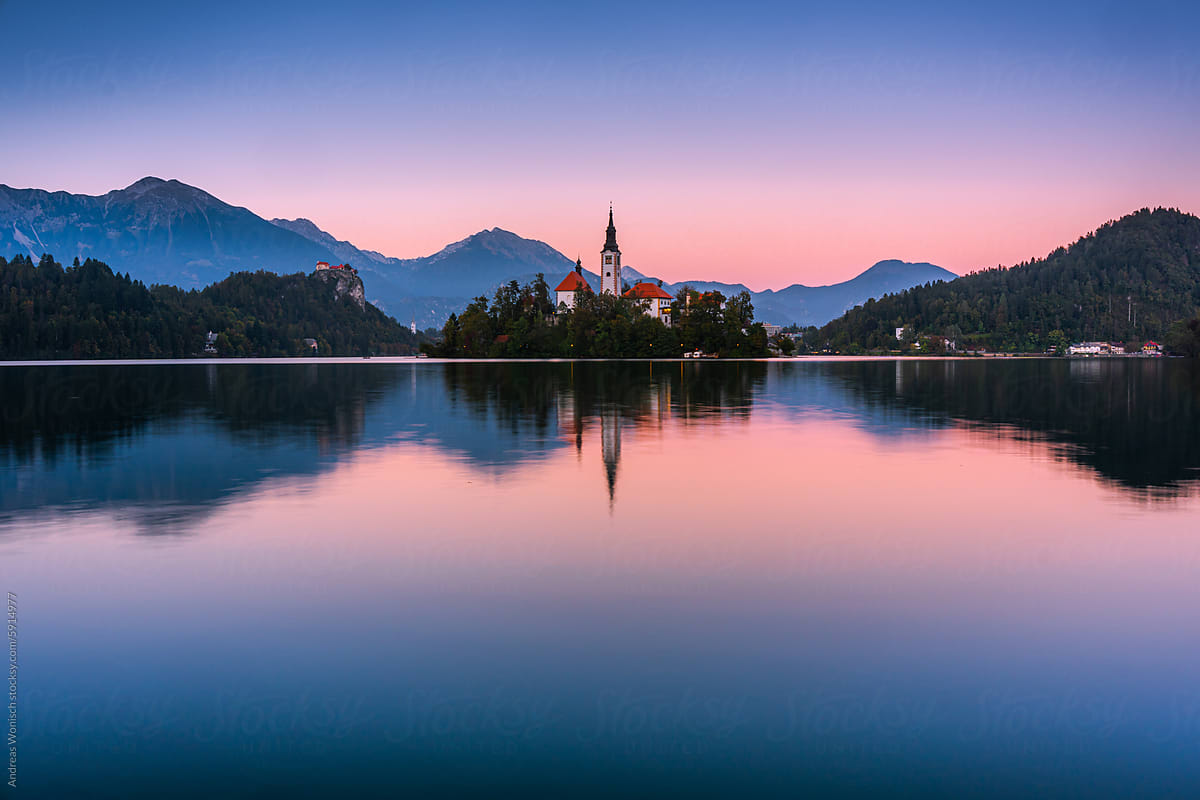 Assumption of Maria Church at Lake Bled