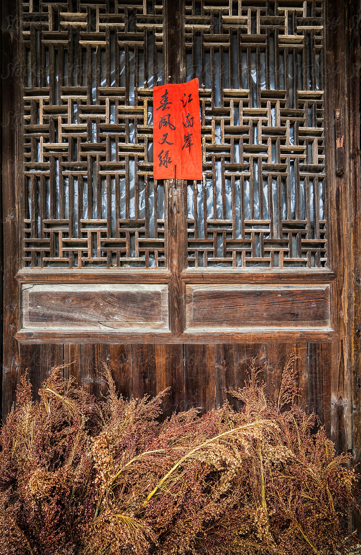 Chinese ancient wooden building