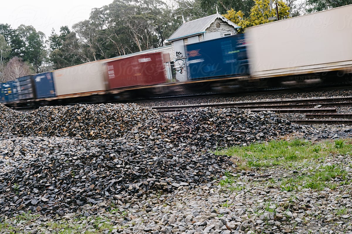 freight train  blur