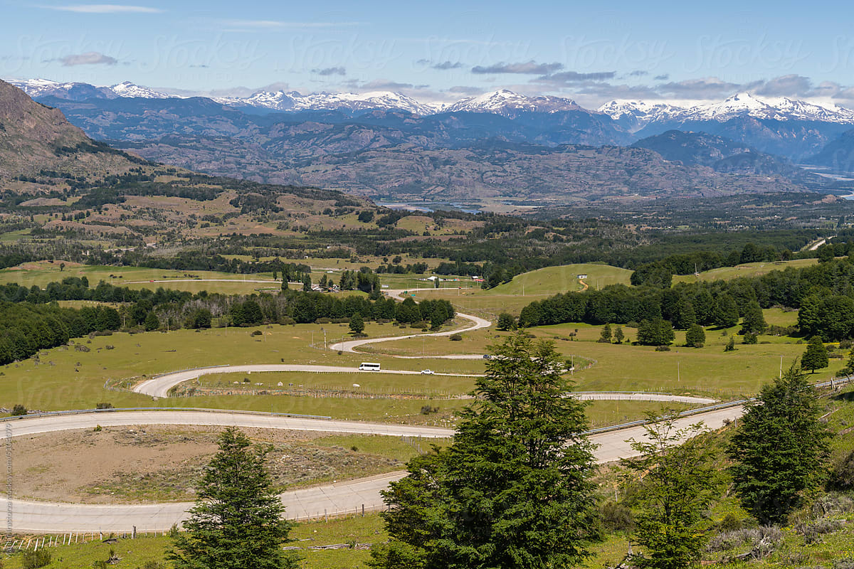 Section Of Curves On The Carretera Austral