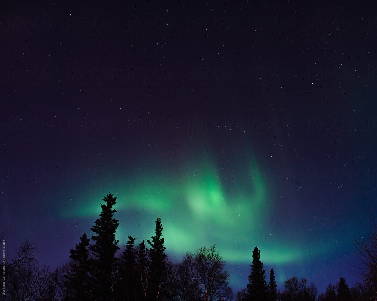 aurora borealis in Alaska