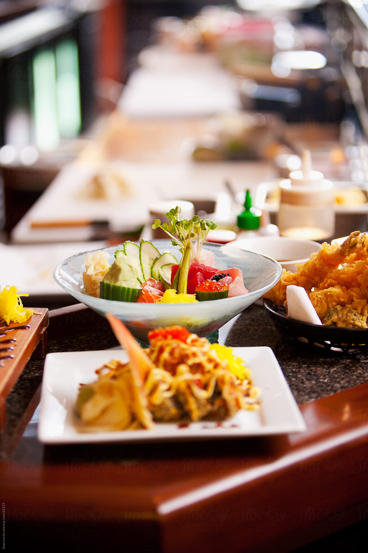 Sushi: Focus on Fancy Sashimi Plate