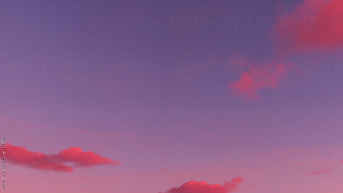 Pink Clouds Time Lapse