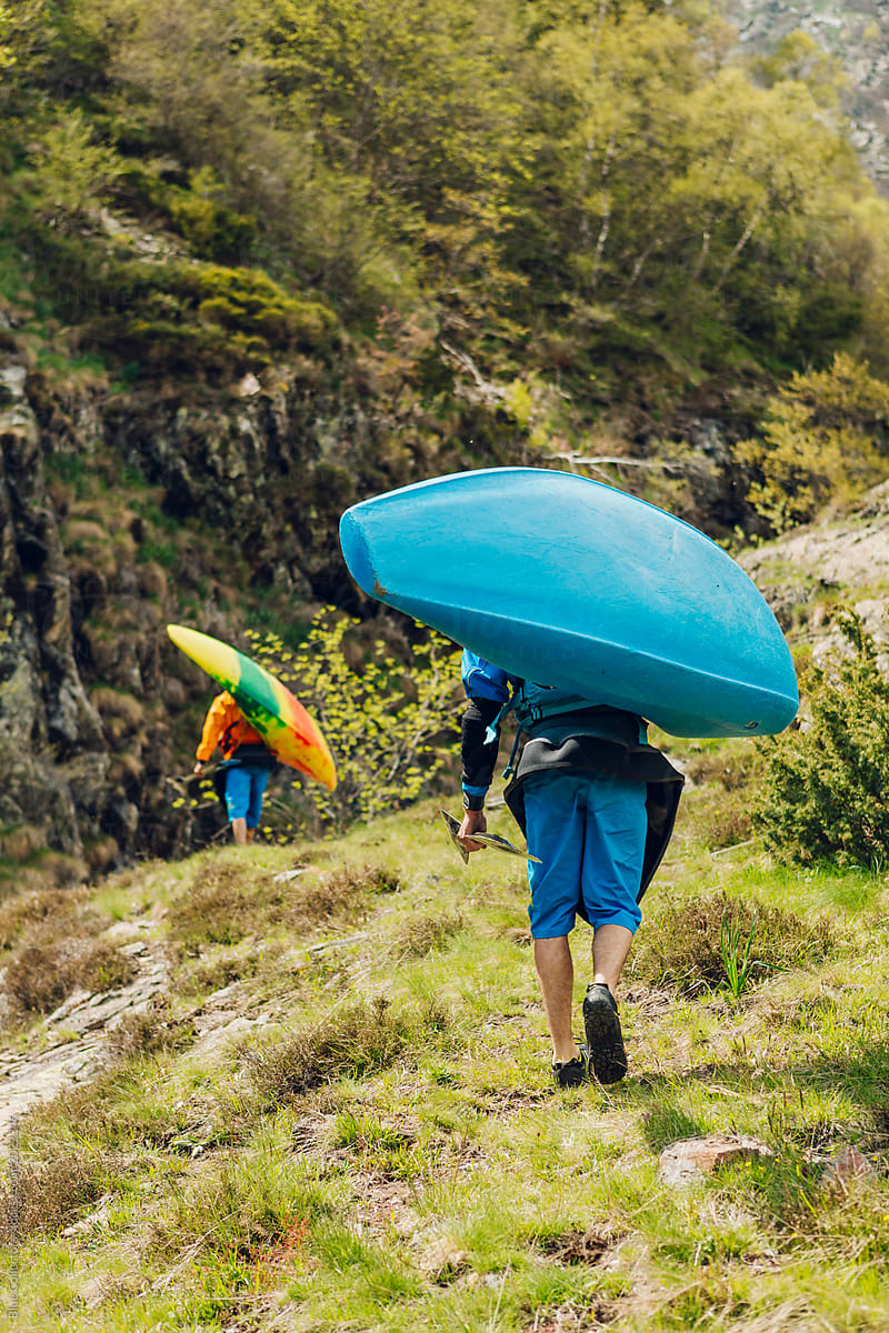 Extreme kayakers Stock Image Everypixel