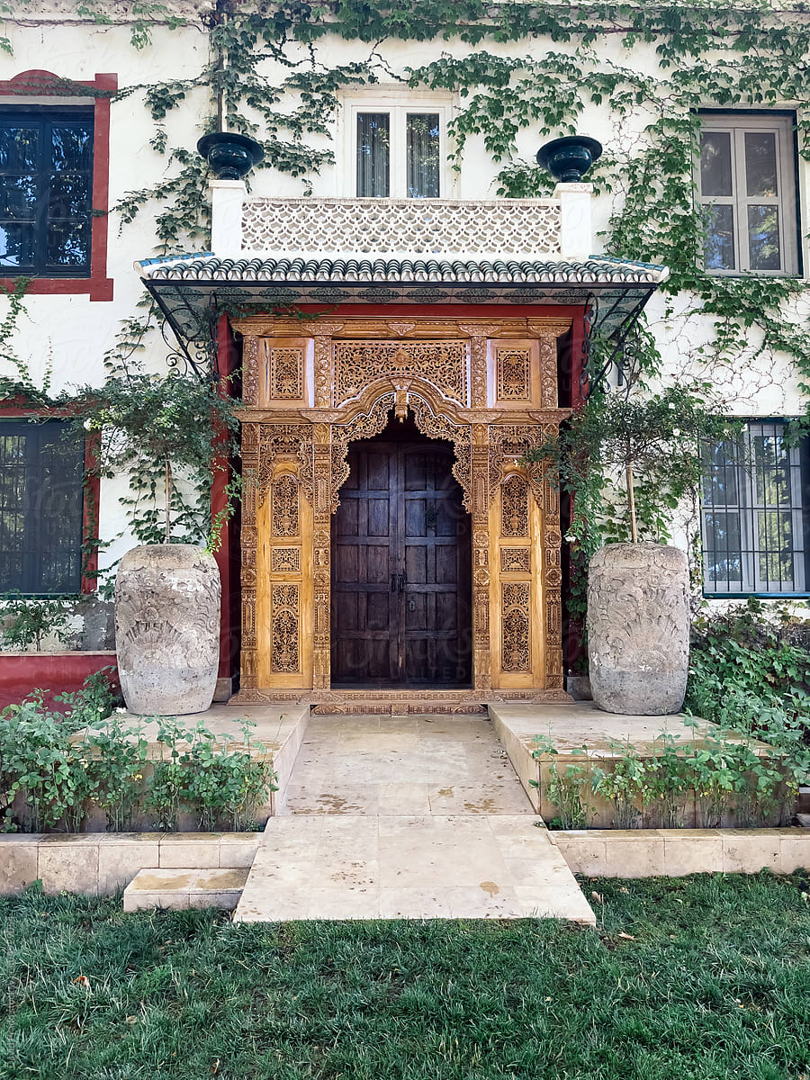 porch of oriental house
