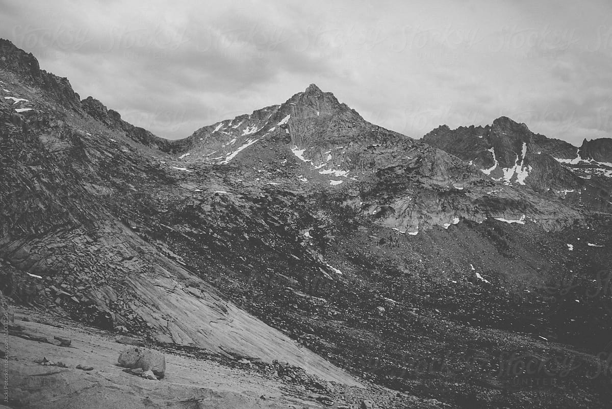 Mountains in Black and White