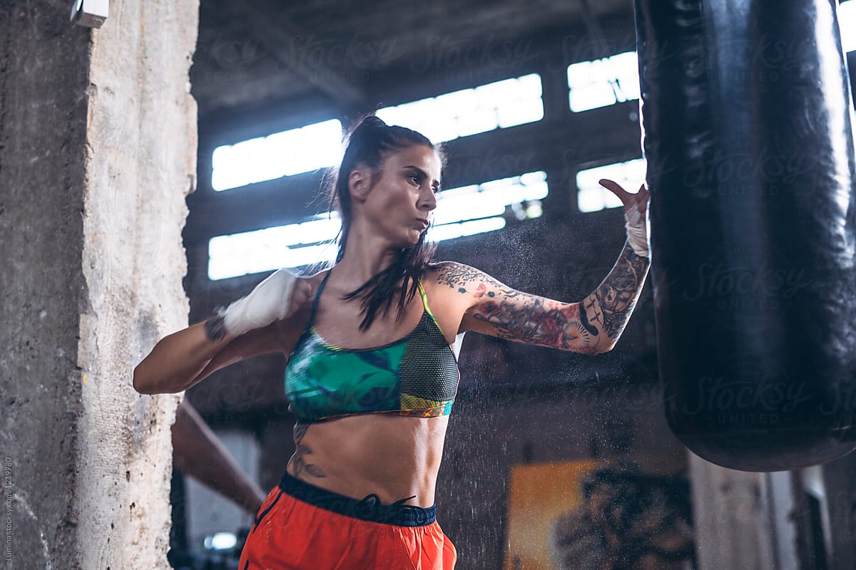 Sportswoman Boxing By Stocksy Contributor Lumina Stocksy