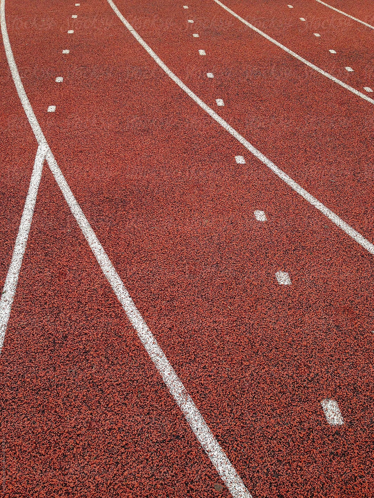 Detail of running track