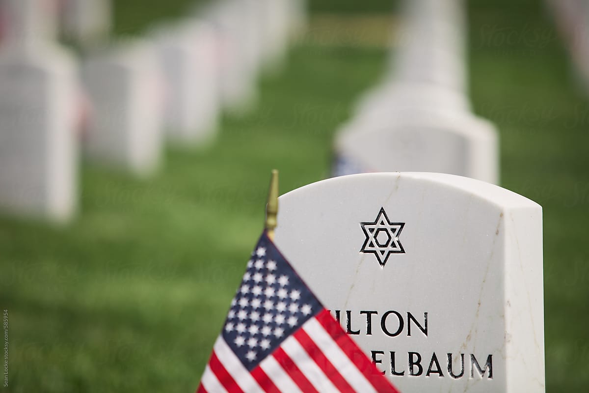 Memorial: Headstone of Jewish Soldier