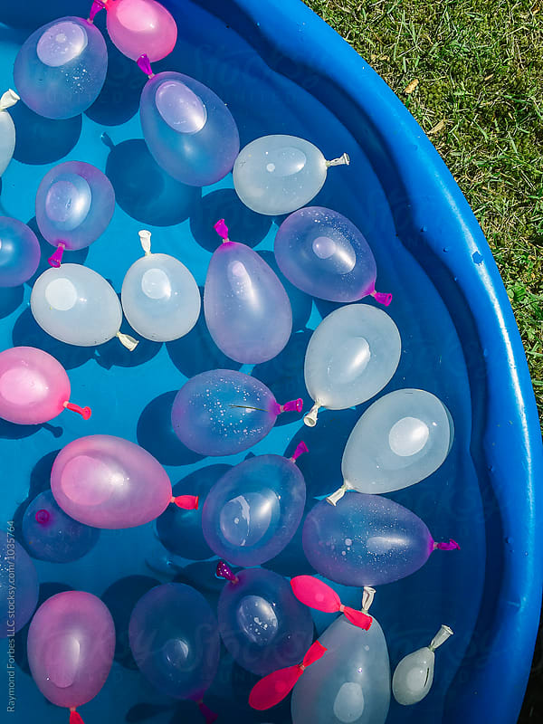 Water Balloons Ready for the Party