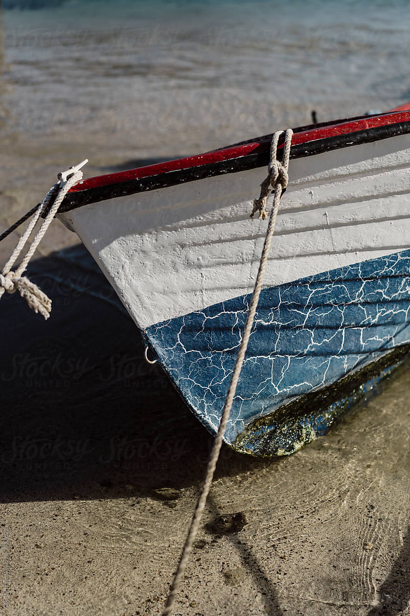 Detail of old boat