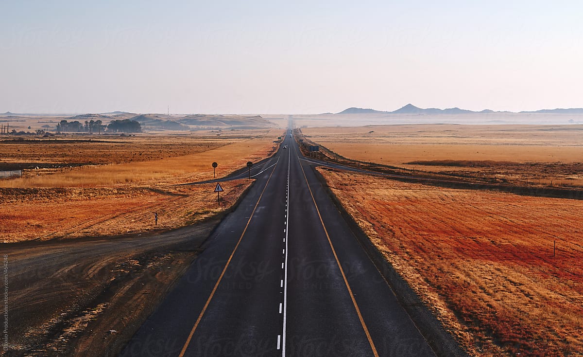 empty road highway