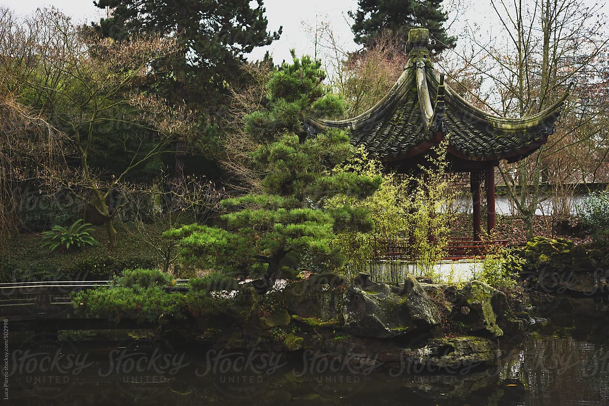 Classical Chinese garden in downtown Vancouver