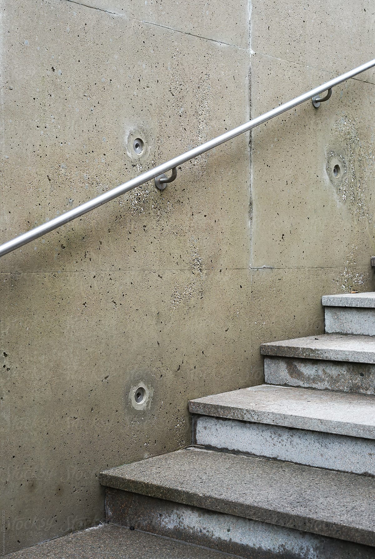 Concrete stairway