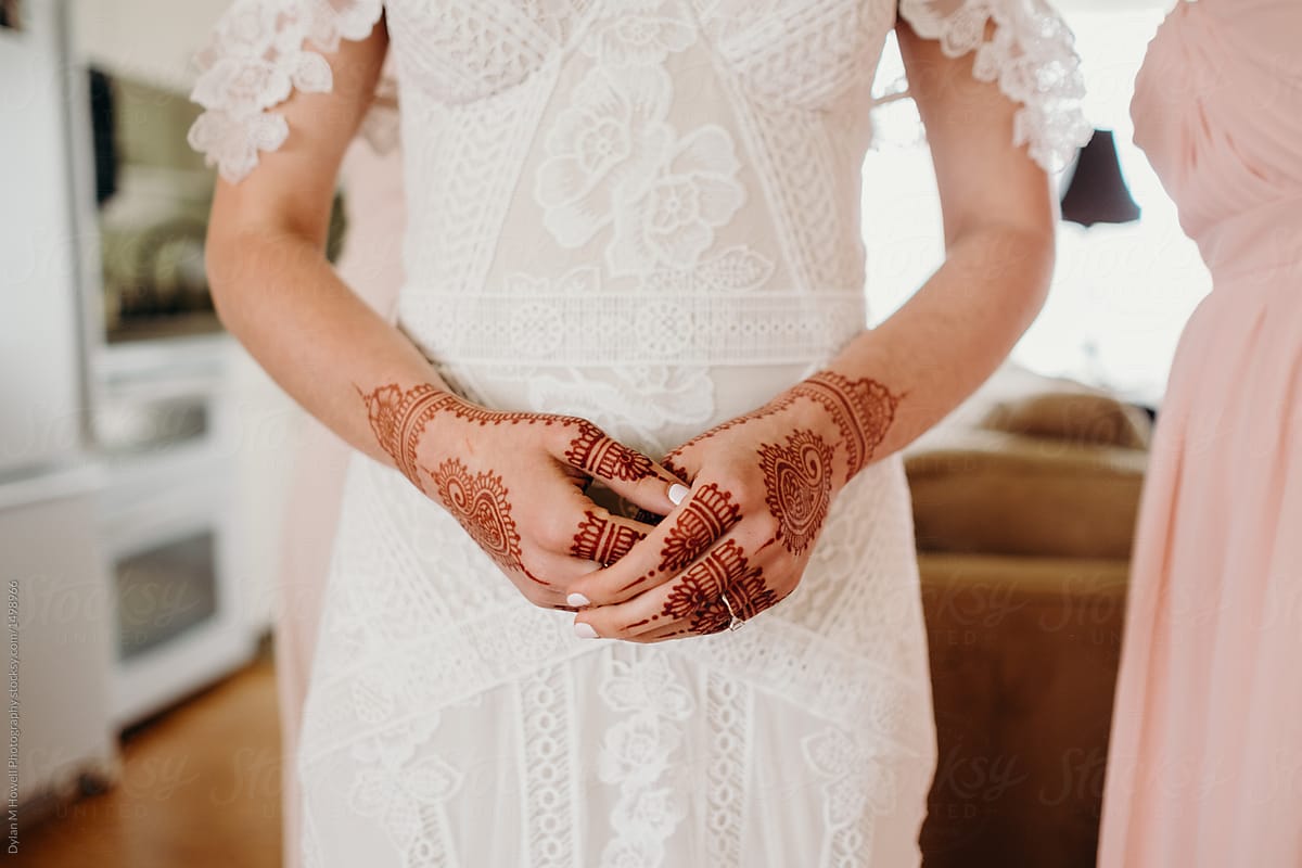 Bride with Henna