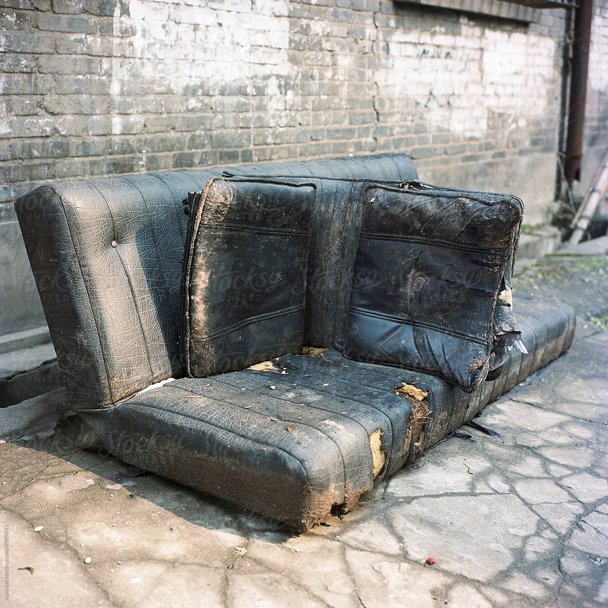 Abandoned sofa