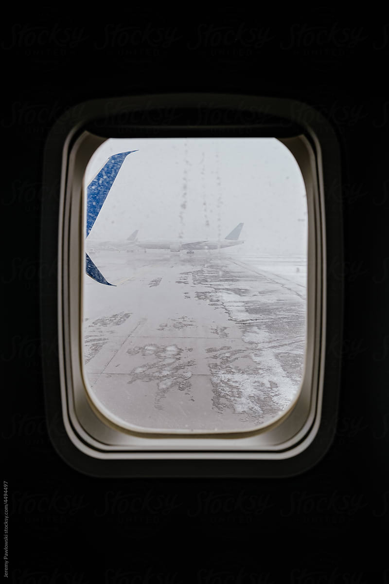 Winter Plane Travel