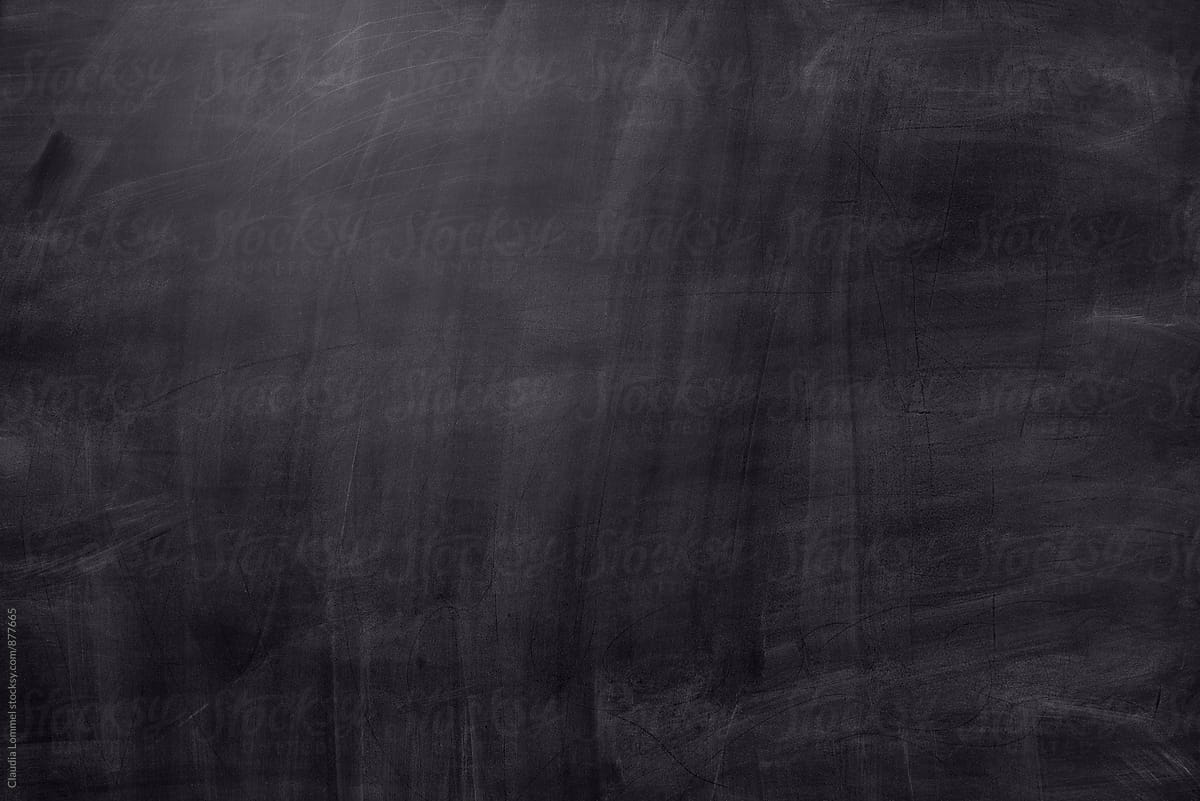 Highres Black Empty Chalkboard Background by Stocksy Contributor Claudia  Lommel - Stocksy