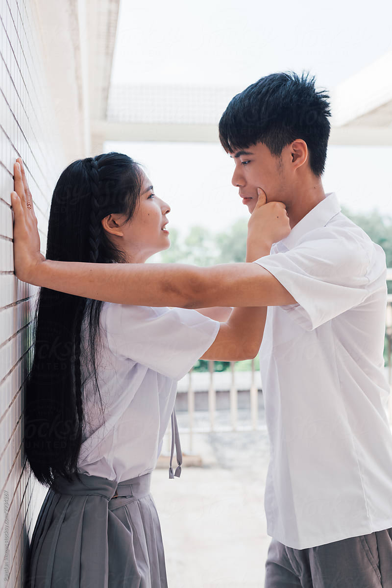 Young Asian College Couple By Stocksy Contributor Pansfun Images