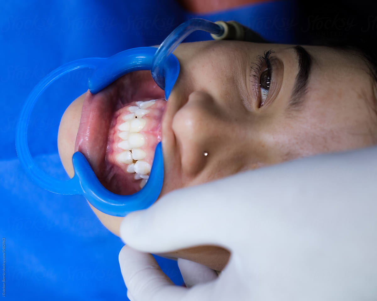 Dental procedure on a patient