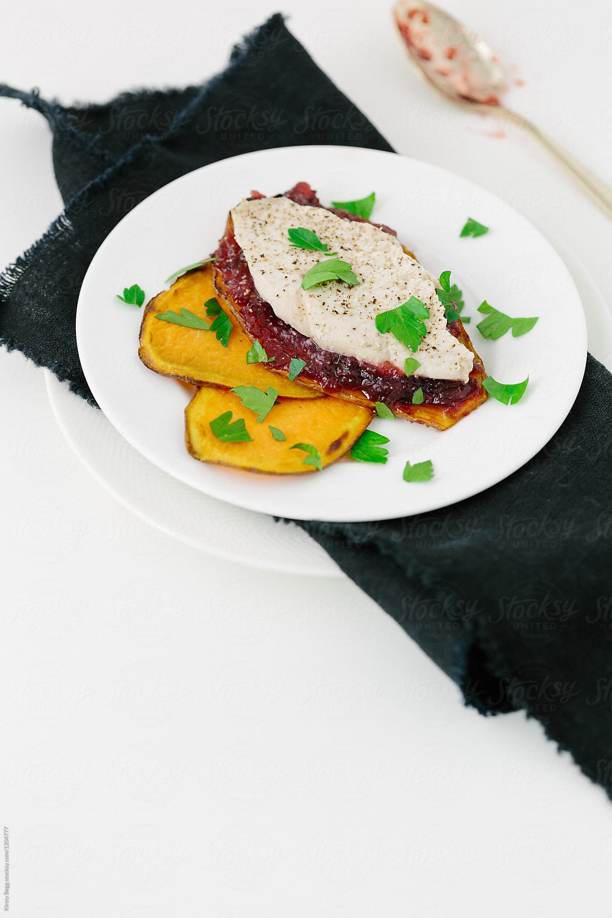 Thanksgiving sweet potato toast healthy alternative