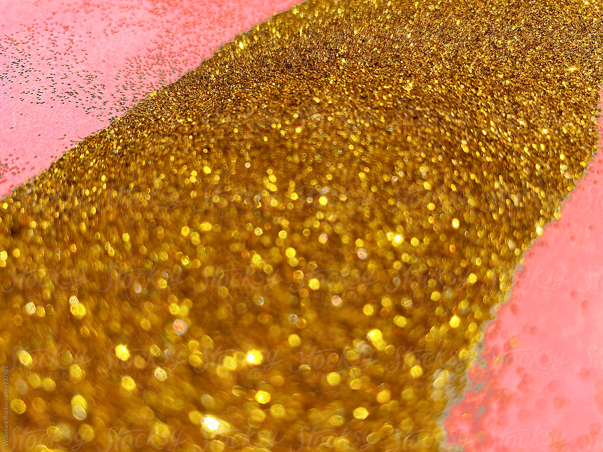 Beautiful vivid gold sparkling glitter for a brighter Year.